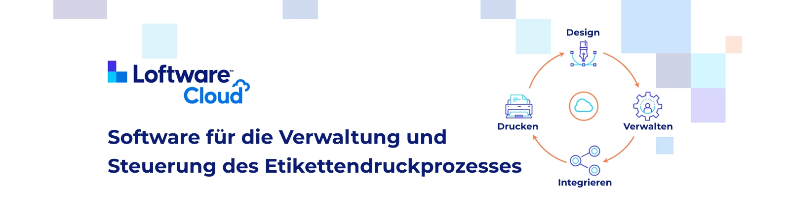 Software für die Verwaltung und Steuerung des Etikettendruckprozesses