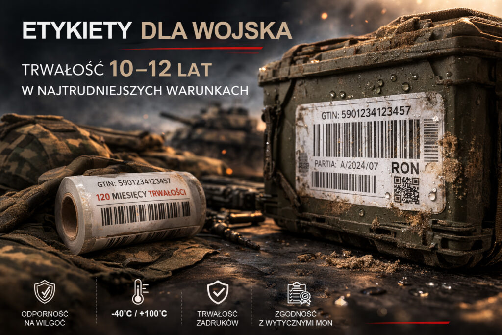 etykiety dla wojska